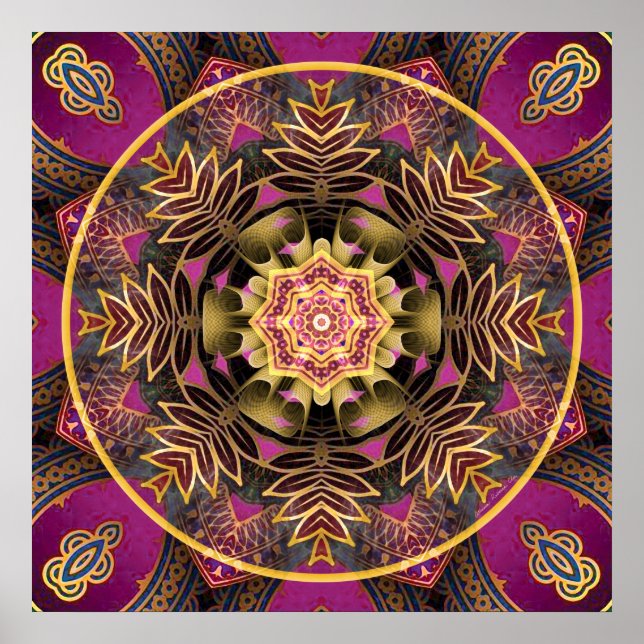 Mandalas for Times of Transition 3 Poster (Framsidan)