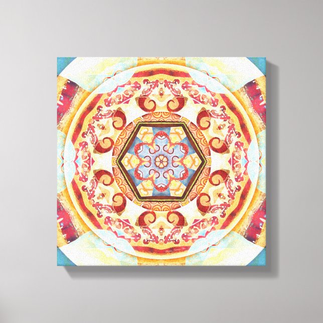 Mandalas for Times of Transition 4 Wrapped Canvas (Framsida)