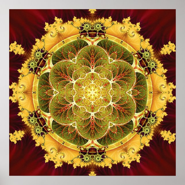 Mandalas for Times of Transition 8 Poster (Framsidan)