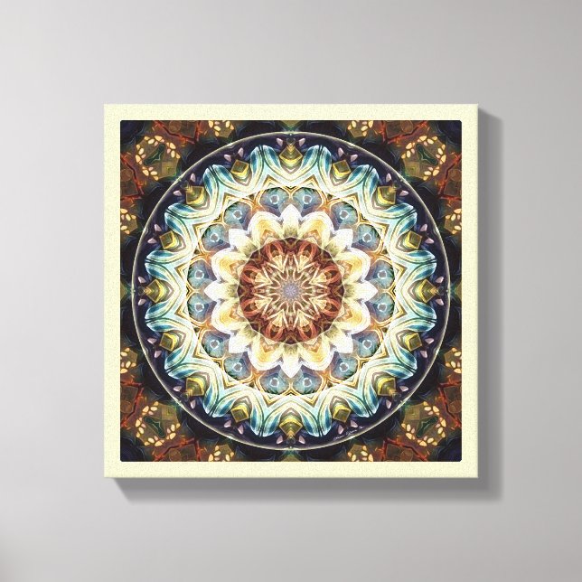 Mandalas for Times of Transition 9 Wrapped Canvas (Framsida)