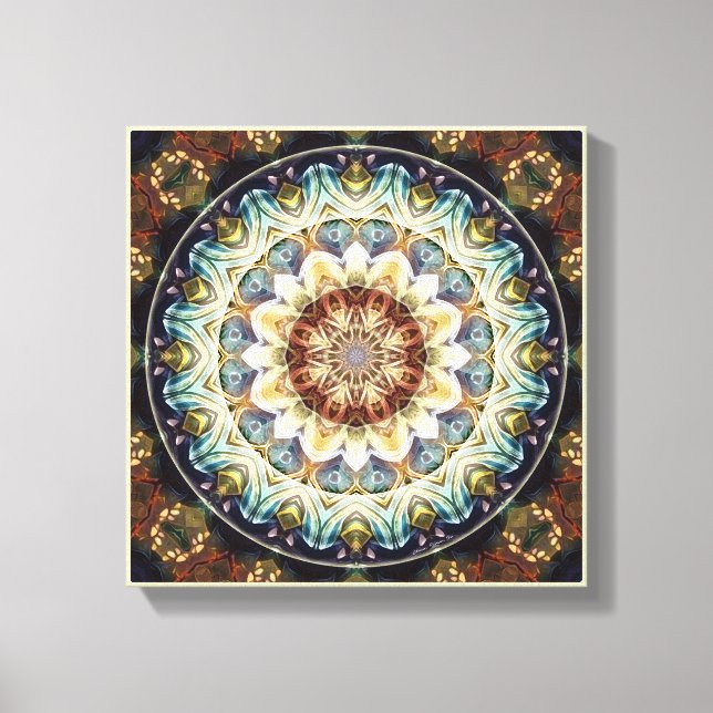 Mandalas for Times of Transition 9 Wrapped Canvas (Framsida)