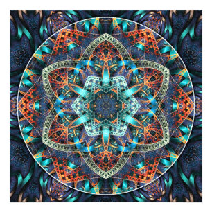 Mandalas för tydlighet och enhetlighet 13 Skriv u Fototryck