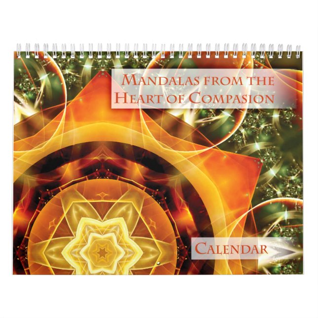 Mandalas från den centrala kompassionskalendern kalender (Omslag)