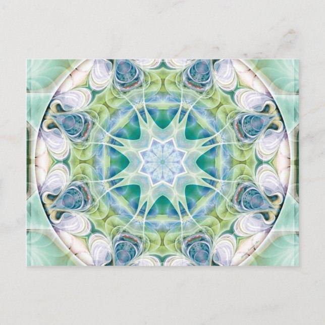 Mandalas från frihetens hjärta 12 vykort (Framsida)