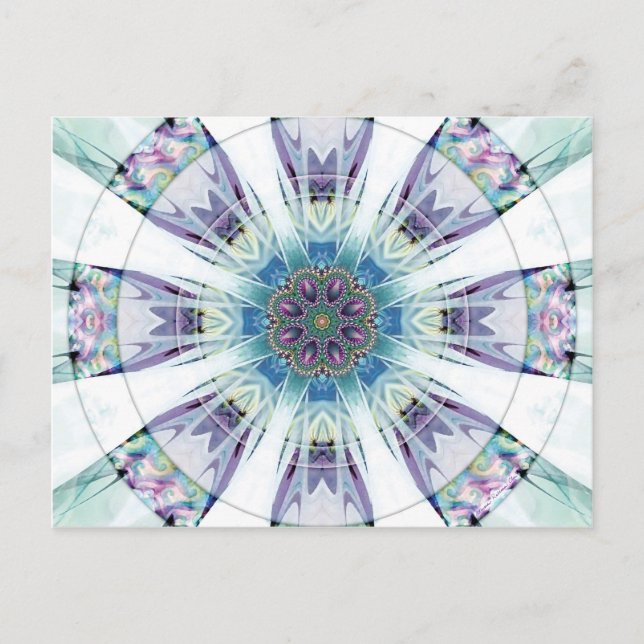 Mandalas från frihetens hjärta 19 vykort (Framsida)