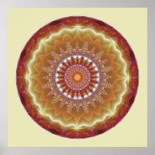 Mandalas från hjärtan av fred, nr. 12 poster