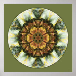 Mandalas från hjärtan av fred, nr. 9 poster