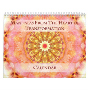 Mandalas från hjärtan av omformningskalendern kalender