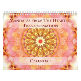 Mandalas från hjärtan av omformningskalendern kalender