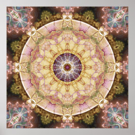 Mandalas från hjärtat av ändring 2 Poster