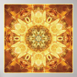 Mandalas från hjärtat av ändring 3 Poster