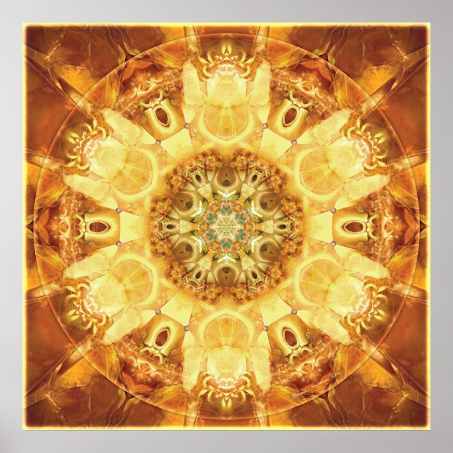 Mandalas från hjärtat av ändring 3 Poster (Framsidan)