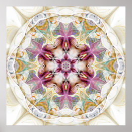 Mandalas från hjärtat av ändring 7 Poster