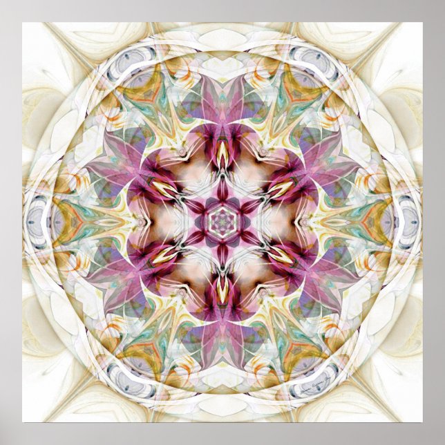 Mandalas från hjärtat av ändring 7 Poster (Framsidan)