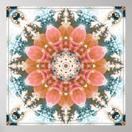 Mandalas från hjärtat av ändring 9 Poster