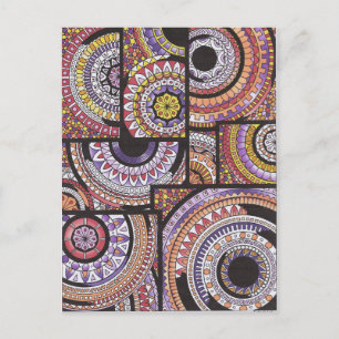Mandalas GraphiZen Vykort