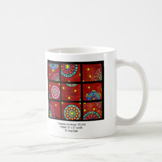 Mandalas i rörelse kaffemugg