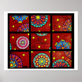 Mandalas i Rörelse Poster