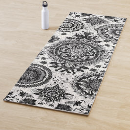 Mandalas i svartvitt