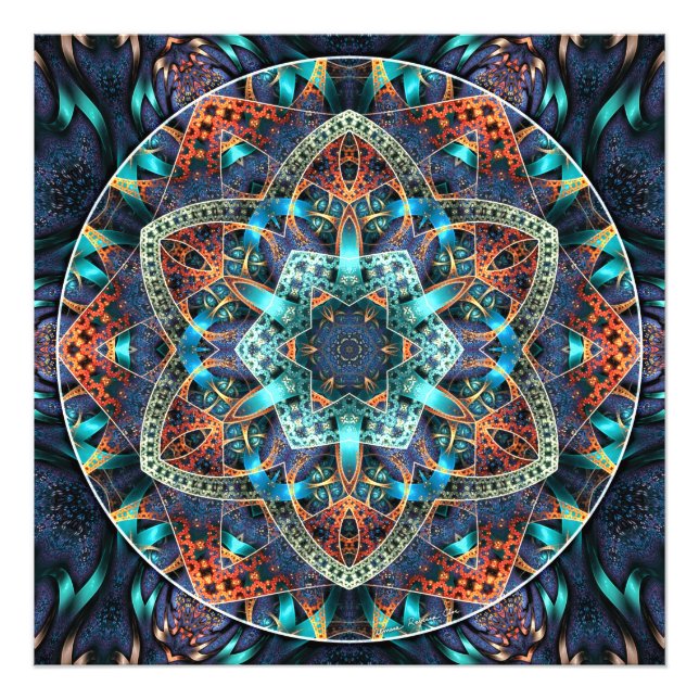 Mandalas of Clarity and Coherence 13 Print Fototryck (Framsidan)