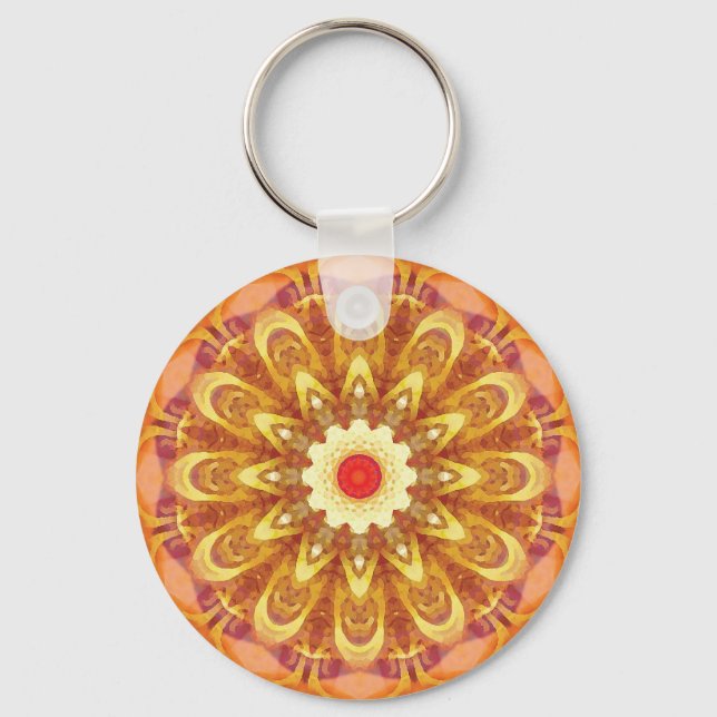 Mandalas of Transformation No. 5 Keychain Nyckelring (Framsida)