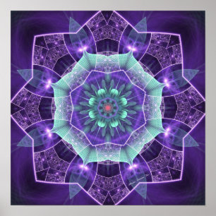 Mandalas of Unity 12 Print Poster