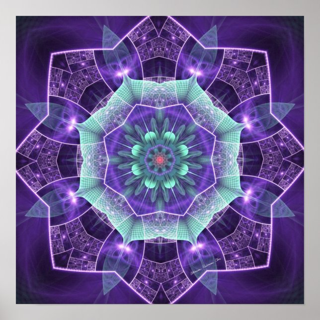 Mandalas of Unity 12 Print Poster (Framsidan)