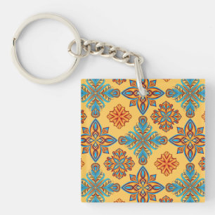 Mandalas om orangegul gult