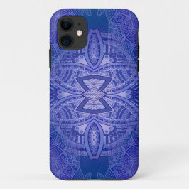 Mandalas på Classic Blue - upprepningsdesign