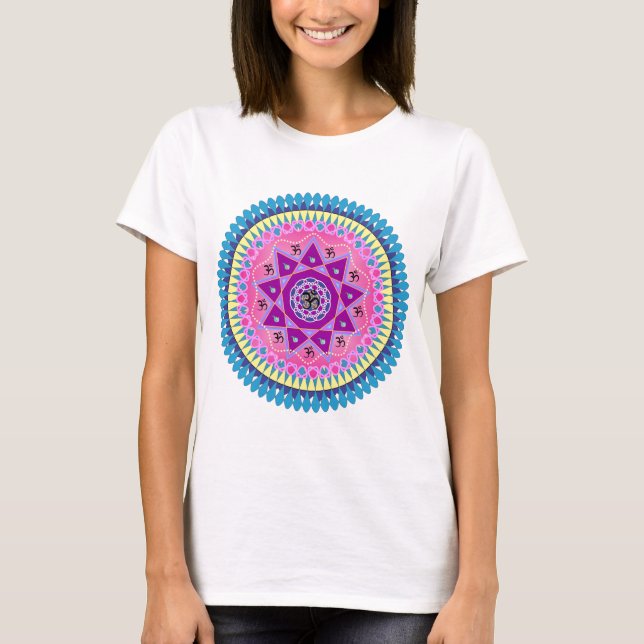 Mandalat-skjorta Tee Shirt (Framsida)