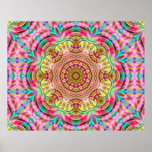 Mandalblommans utformning poster