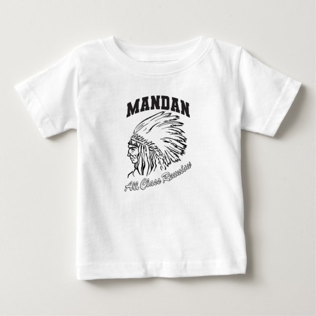Mandan All Class Reunion Baby T-shirt  (Framsida)