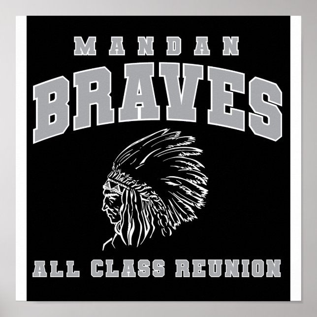 Mandan All Class Reunion Poster (Framsidan)