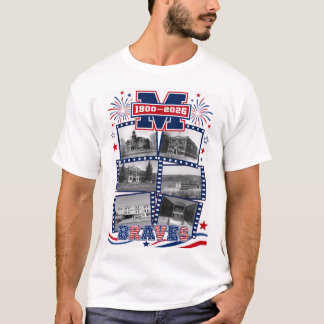MANDAN America 250 Gymnasieskolor T-shirt