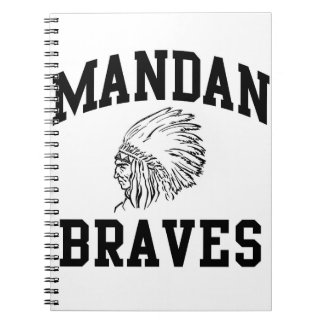 Mandan Braves Notebook Anteckningsbok