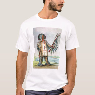 Mandan indierHa-Na-Tah-Muah, vargchef Tee