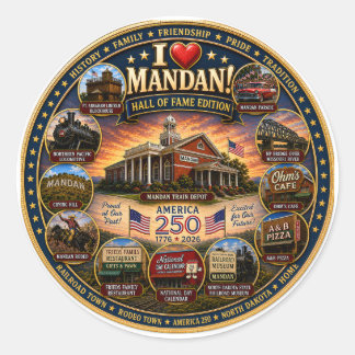 "Mandan Legacy Edition." Klistermärke