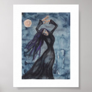 Måndans - Måne-dansen Poster