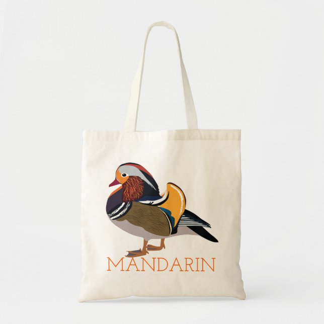 Mandarin Anka Birdbag Tygkasse (Framsidan)