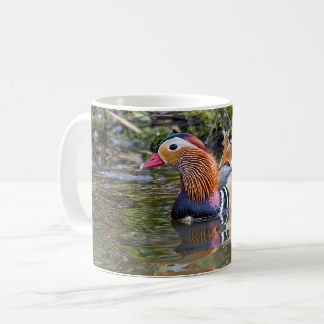 Mandarin anka kaffemugg (Framsida vänster)