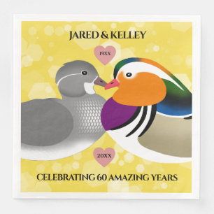 Mandarin Anka Lovebird Pappersservett