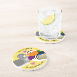 Mandarin Anka Lovebird Underlägg