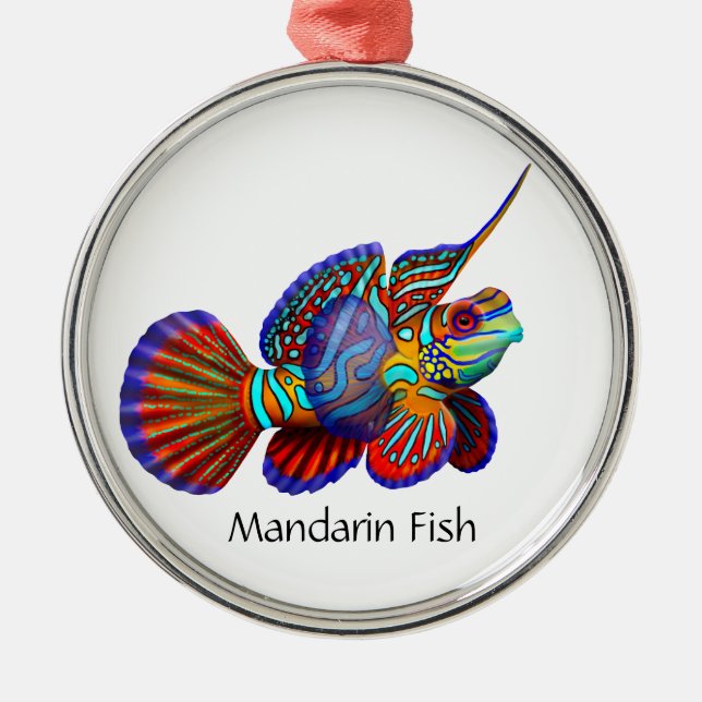 Mandarin Goby Dragonet Fish Ornament (Framsidan)