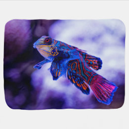 Mandarin Goby Fish Baby Blanket Bebisfilt