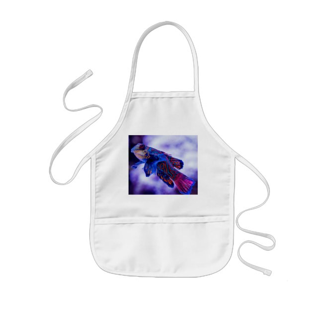 Mandarin Goby Fish Barnförkläde (Framsidan)