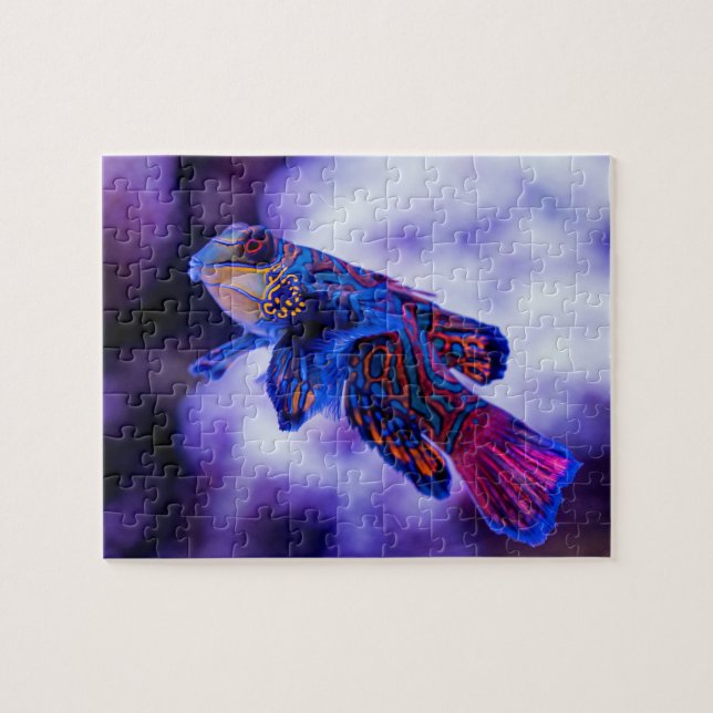 Mandarin Goby Fish Jigszle Puzzle Pussel (Horisontell)