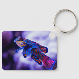 Mandarin Goby Fish Nyckelring
