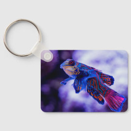 Mandarin Goby Fish Nyckelring