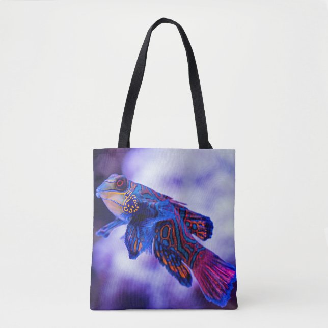 Mandarin Goby Fish Tote Bag Tygkasse (Framsida)