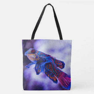 Mandarin Goby Fish Tote Bag Tygkasse